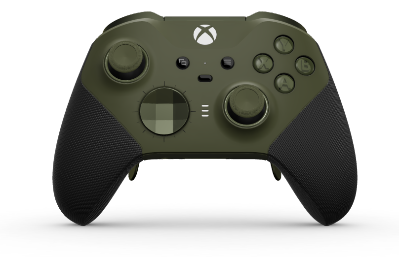 Xbox Elite Wireless Controller Series 2 - Core - Body: Nocturnal Green + Rubberized Grips, D-pad: Faceted, Nocturnal Green (Metal), Back: Nocturnal Green + Rubberized Grips
