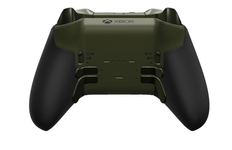 Xbox Elite Wireless Controller Series 2 - Core - Body: Nocturnal Green + Rubberized Grips, D-pad: Faceted, Nocturnal Green (Metal), Back: Nocturnal Green + Rubberized Grips