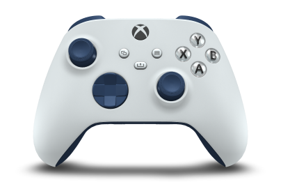 Controller Wireless per Xbox - Body: Robot White, D-Pads: Midnight Blue, Thumbsticks: Midnight Blue