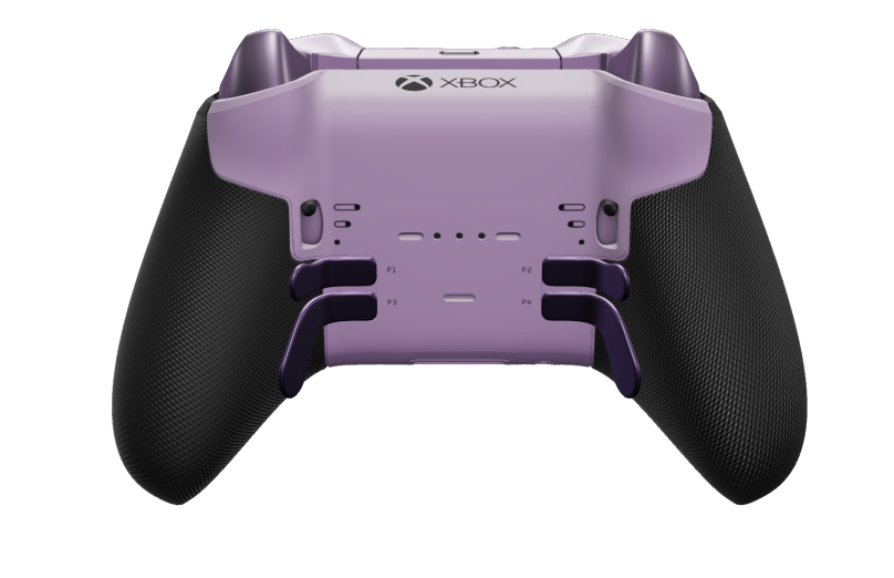 Xbox Elite Wireless Controller Series 2 - Core - Cuerpo: Violeta suave + Agarres texturizados, Cruceta: Facetado, violeta astral (metal), Atrás: Violeta suave + Agarres texturizados