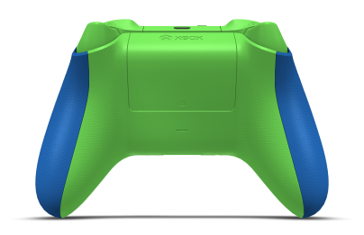 Xbox 무선 컨트롤러 - Body: Shock Blue, D-Pads: Velocity Green, Thumbsticks: Robot White