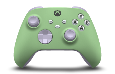 Xbox Wireless Controller - Body: Soft Green, D-Pads: Soft Purple, Thumbsticks: Soft Purple