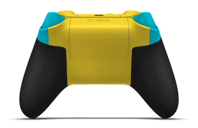 Bezdrátový ovladač pro Xbox - Hoofdtekst: Libelleblauw, D-Pads: Lighting Yellow, Duimsticks: Libelleblauw