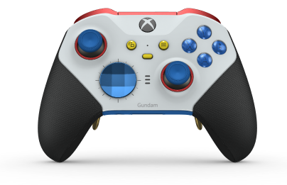 Xbox Elite Wireless Controller Series 2 - Core - Corps: Robot White + poignées caoutchoutées, BMD: Facette, Photon Blue (métal), Arrière: Shock Blue + poignées caoutchoutées