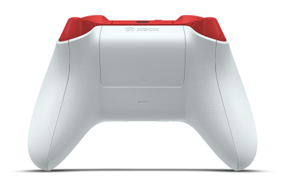 Xbox 無線控制器 - Hoofdtekst: Robot White, D-Pads: Pulse Red, Duimsticks: Pulse Red