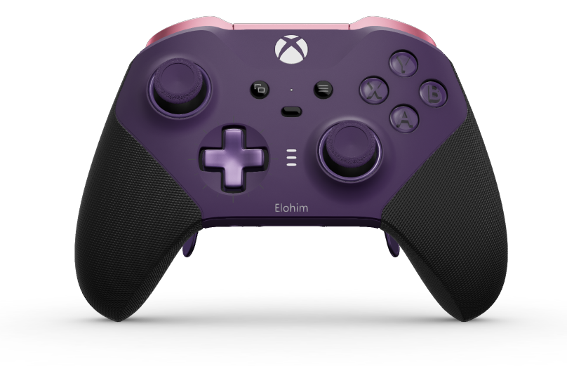 Xbox Elite Wireless Controller Series 2 - Core - Body: Astral Purple + Rubberized Grips, D-pad: Cross, Astral Purple (Metal), Back: Astral Purple + Rubberized Grips