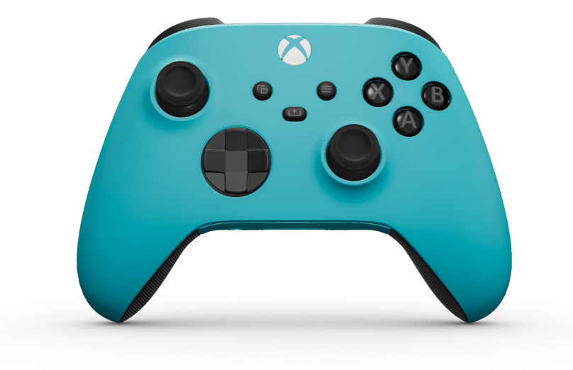 Xbox Wireless Controller - Corpo: Dragonfly Blue, Croci direzionali: Nero carbone, Levette: Nero carbone