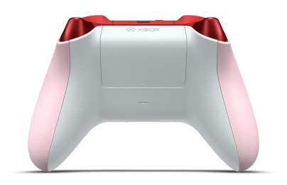 Xbox ワイヤレス コントローラー - Corps: Soft Pink, BMD: Oxide Red (Metallic), Joysticks: Retro Pink