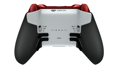 Xbox Elite Wireless Controller Series 2 - Core - Body: Shock Blue + Rubberised Grips, D-pad: Facet, Pulse Red (Metal), Back: Robot White + Rubberised Grips