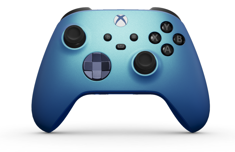 Xbox Wireless Controller - Corps: Aqua Shift, BMD: Midnight Blue (métallique), Joysticks: Carbon Black