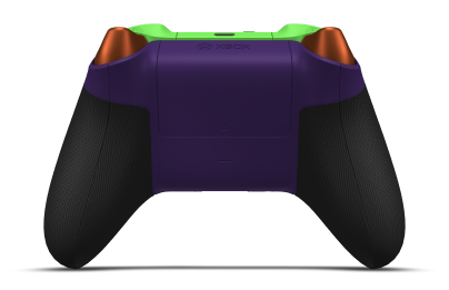 Xbox Wireless Controller - Corpo: Roxo Astral, Botões Direcionais: Laranja Vibrante (Metálico), Manípulos Analógicos: Verde Veloz