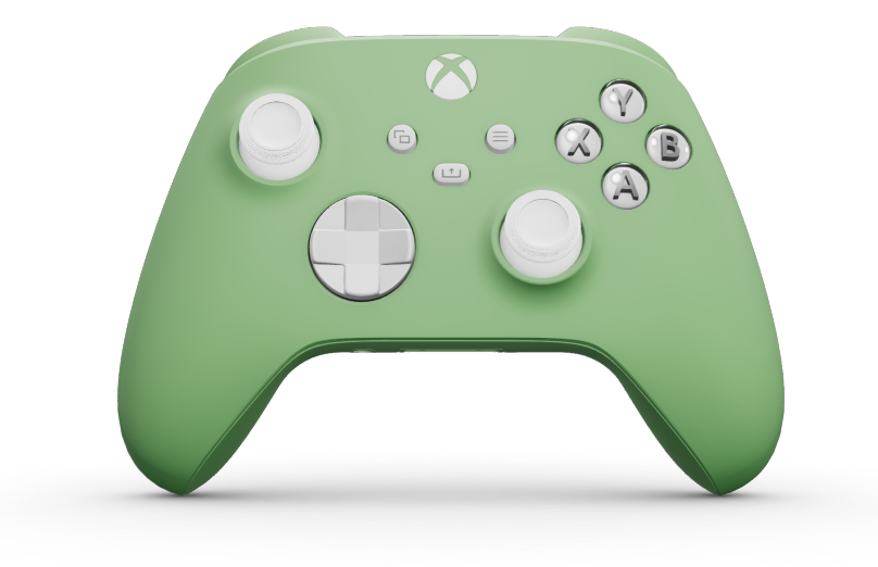 Xbox draadloze controller - Corps: Soft Green, BMD: Robot White, Joysticks: Robot White
