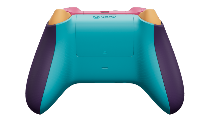 Xbox Wireless Controller - 몸체: 아스트랄 퍼플, 방향 패드: 딥 핑크, 엄지스틱: 글레이셔 블루