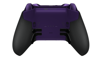 Xbox Elite Wireless Controller Series 2 - Core - Behuizing voorzijde: Astralpaars + rubberen handvatten, D-pad: Cross, Carbon Black (Metal), Behuizing achterzijde: Astralpaars + rubberen handvatten