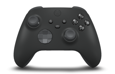 Xbox ワイヤレス コントローラー - Body: Carbon Black, D-Pads: Storm Grey, Thumbsticks: Storm Grey