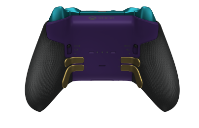 Xbox Elite trådlös handkontroll Series 2 – Core - Body: Robot White + Rubberized Grips, D-pad: Facet, Pulse Red (Metal), Back: Astral Purple + Rubberized Grips