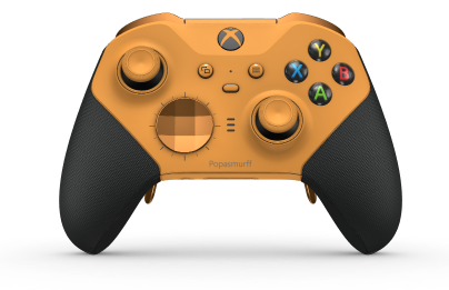 Xbox Elite Wireless Controller Series 2 - Core - Corps: Soft Orange + poignées caoutchoutées, BMD: Facette, Soft Orange (métal), Arrière: Soft Orange + poignées caoutchoutées