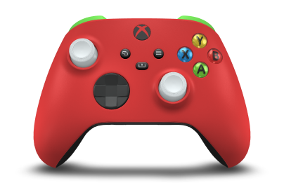 Xbox Wireless Controller - Body: Pulse Red, D-Pads: Carbon Black, Thumbsticks: Robot White