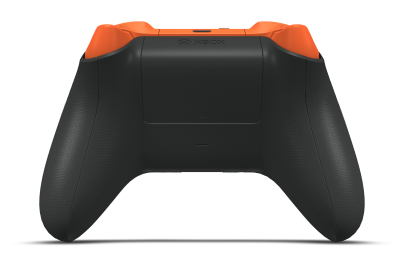 Xbox Wireless Controller - Hoofdtekst: Carbon Black, D-Pads: Zest-oranje, Duimsticks: Asgrijs