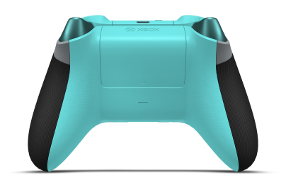 Xbox Wireless Controller - Hoofdtekst: Asgrijs, D-Pads: Gletsjerblauw (metallic), Duimsticks: Gletsjerblauw