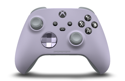 Xbox Wireless Controller - Corpo: Roxo suave, Botões Direcionais: Roxo suave (Metalizado), Manípulos Analógicos: Cinza