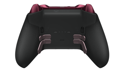 Trådløs Xbox Elite-controller Series 2 – Core - Body: Soft Pink + Rubberized Grips, D-pad: Cross, Storm Gray (Metal), Back: Carbon Black + Rubberized Grips