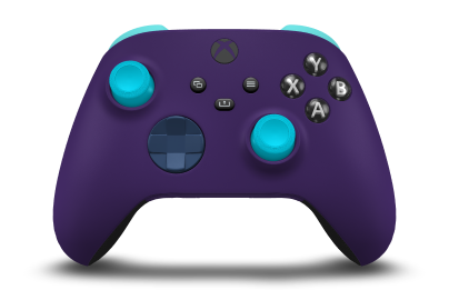 Xbox Wireless Controller - Hoofdtekst: Astralpaars, D-Pads: Middernachtblauw, Duimsticks: Libelleblauw