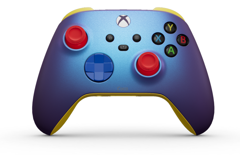 Xbox Wireless Controller - Corps: Stellar Shift, BMD: Shock Blue, Joysticks: Pulse Red