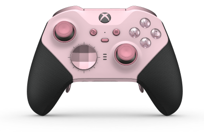 Xbox Elite Wireless Controller Series 2 - Core - Body: Soft Pink + Rubberized Grips, D-pad: Facet, Soft Pink (Metal), Back: Soft Pink + Rubberized Grips