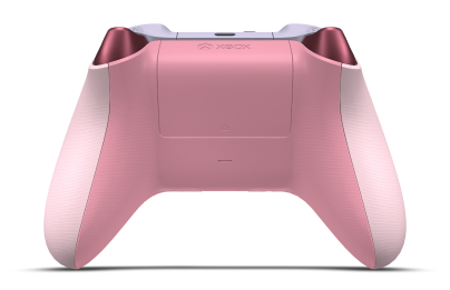 Xbox 無線控制器 - Corpo: Rosa suave, Botões Direcionais: Rosa Reto (Metálico), Manípulos Analógicos: Rosa Retro