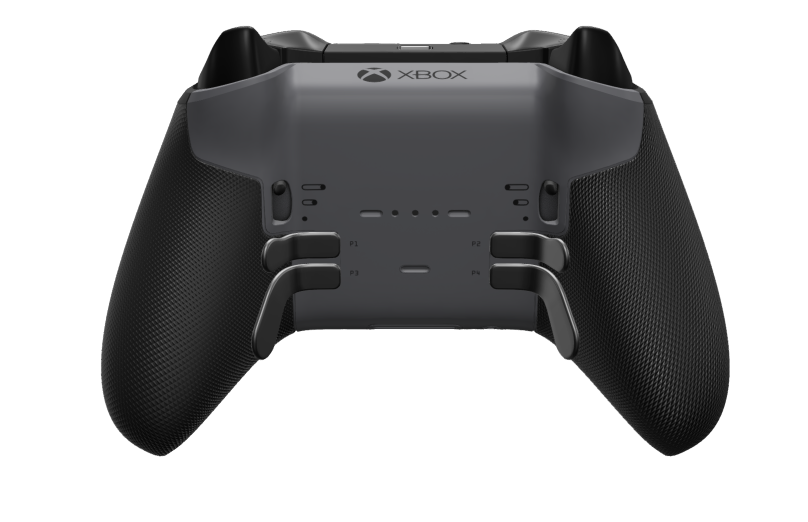Xbox Elite Wireless Controller Series 2 - Core - Cuerpo: Gris tormenta + Agarres texturizados, Cruceta: Facetado, negro carbón (metal), Atrás: Gris tormenta + Agarres texturizados