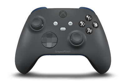Xbox Wireless Controller - Body: Storm Grey, D-Pads: Storm Grey, Thumbsticks: Storm Grey