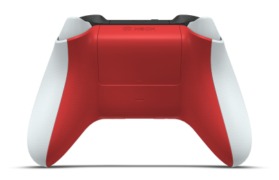Xbox Wireless Controller - Corpo: Branco Robot, Botões Direcionais: Branco Robot, Manípulos Analógicos: Vermelho Forte