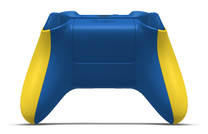 Xbox Wireless Controller - Hoofdtekst: Lighting Yellow, D-Pads: Shockblauw, Duimsticks: Shockblauw