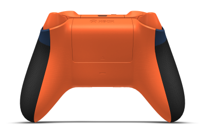 Xbox Wireless Controller - Hoofdtekst: Middernachtblauw, D-Pads: Zest-oranje, Duimsticks: Zest-oranje