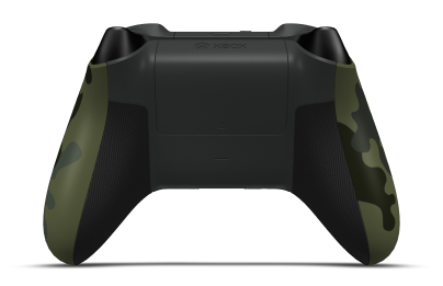 Xbox Wireless Controller - Text: Wald Camouflage, Steuerkreuze: Tiefschwarz (Metallic), Analogsticks: Carbon Black