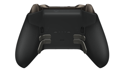 Xbox Elite Wireless Controller Series 2 - Core - 本體: 碳黑色 + 橡膠握把, 方向鍵: 十字形，風暴灰 (金屬), 背面: 碳黑色 + 橡膠握把