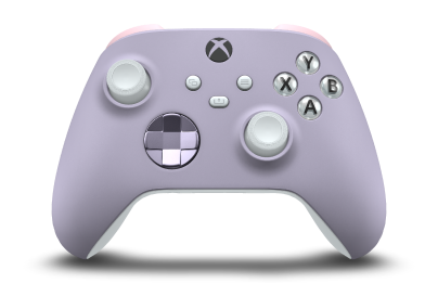 Xbox Wireless Controller - 몸체: 소프트 퍼플, 방향 패드: 소프트 퍼플(메탈릭), 엄지스틱: 로봇 화이트