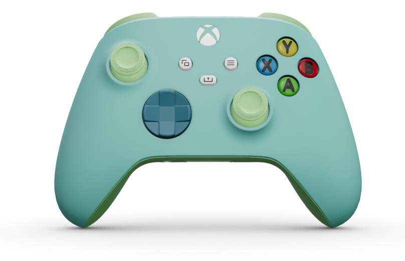 Xbox Wireless Controller - Body: Glacier Blue, D-Pads: Mineral Blue, Thumbsticks: Soft Green