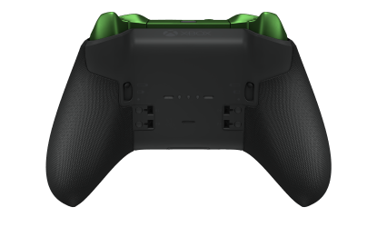 Xbox Elite Wireless Controller Series 2 – Core - Body: Carbon Black + Rubberized Grips, D-pad: Cross, Soft Orange (Metal), Back: Carbon Black + Rubberized Grips