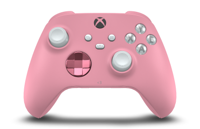 Xbox Wireless Controller - Body: Retro Pink, D-Pads: Retro Pink (Metallic), Thumbsticks: Robot White