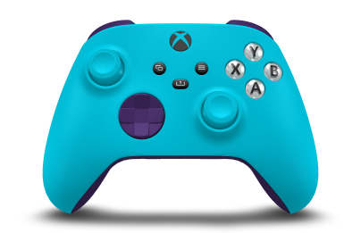 Xbox Wireless Controller - Body: Dragonfly Blue, D-Pads: Astral Purple, Thumbsticks: Dragonfly Blue