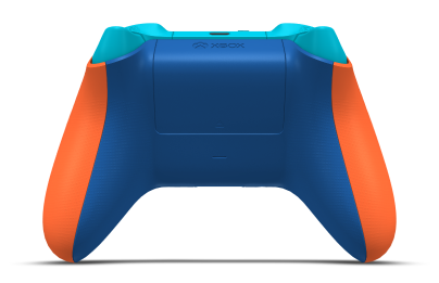Xbox Wireless Controller - Body: Zest Orange, D-Pads: Dragonfly Blue (Metallic), Thumbsticks: Shock Blue