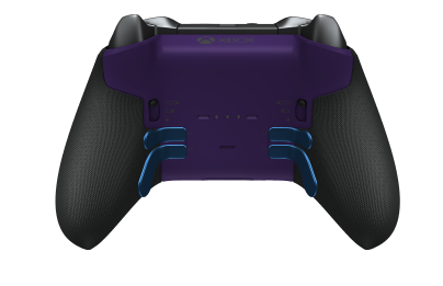 Xbox Elite Wireless Controller Series 2 - Core - Body: Pulse Red + Rubberized Grips, D-pad: Facet, Bright Silver (Metal), Back: Astral Purple + Rubberized Grips