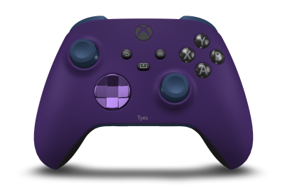 Xbox Wireless Controller - Body: Astral Purple, D-Pads: Astral Purple (Metallic), Thumbsticks: Midnight Blue