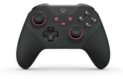 Xbox Elite Wireless Controller Series 2 - Core - Behuizing voorzijde: Carbonzwart + rubberen handvatten, D-pad: Cross, Carbon Black (Metal), Behuizing achterzijde: Carbonzwart + rubberen handvatten