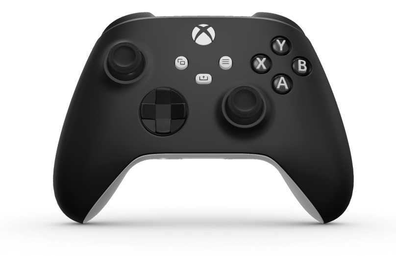 Mando inalámbrico Xbox - Cuerpo: Negro carbón, Crucetas: Negro carbón (metálico), Palancas de mando: Negro carbón
