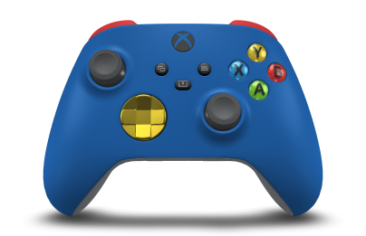 Xbox 無線控制器 - Hoveddel: Stødblå, D-blokke: Lyngul (metallisk), Thumbsticks: Storm Grey