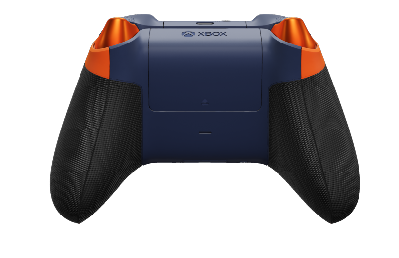 Xbox Wireless Controller - Body: Zest Orange, D-Pads: Midnight Blue (Metallic), Thumbsticks: Carbon Black