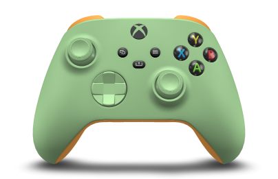 Xbox ワイヤレス コントローラー - Corps: Soft Green, BMD: Soft Green, Joysticks: Soft Green